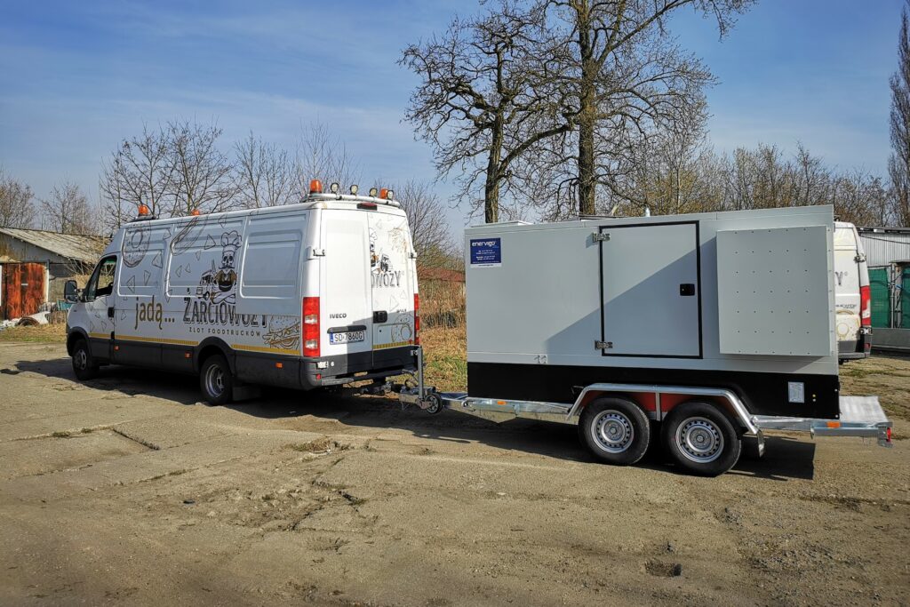 Żarciowozy agregat prądotwórczy wynajem sprzęt techniczny